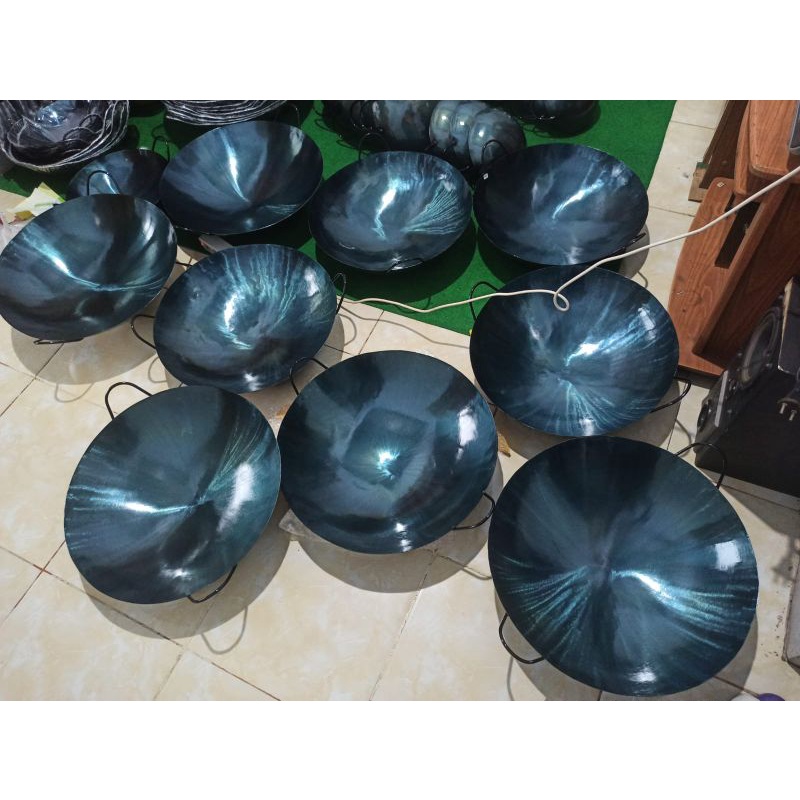 WAJAN BAJA ANTI LENGKET 45cm // WOK SEASONING // Wajan Baja //Wajan Besi
