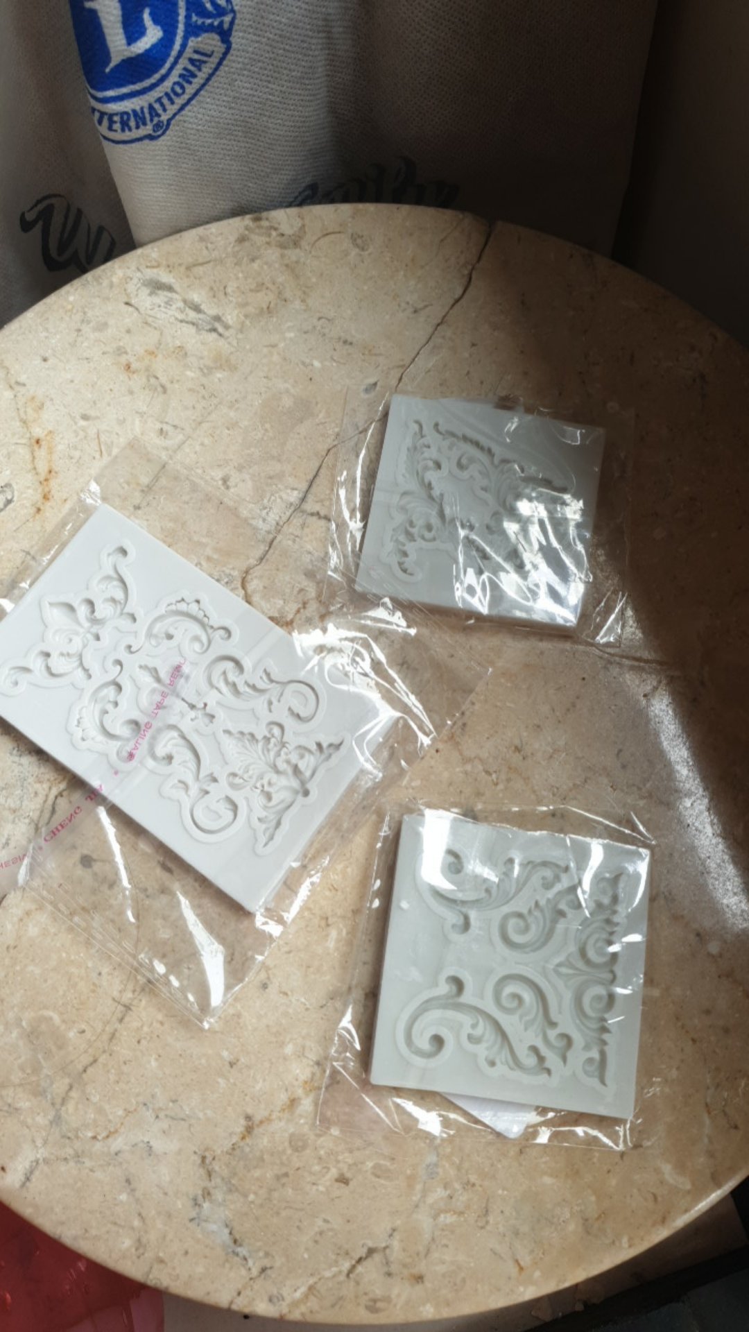 Bingkai Antik Bentuk Cetakan Kue European Antique Frame Fondant Cake Silicone Mold