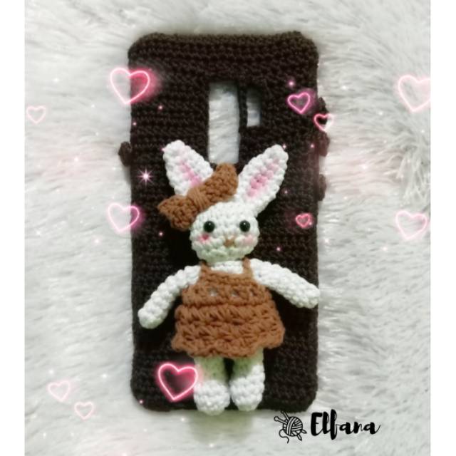 Case Rajut amigurumi Bunny full body