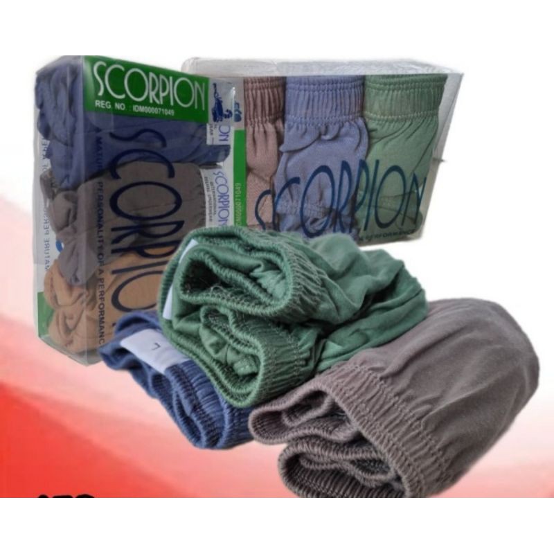 SCORPION CELANA DALAM PRIA DEWASA