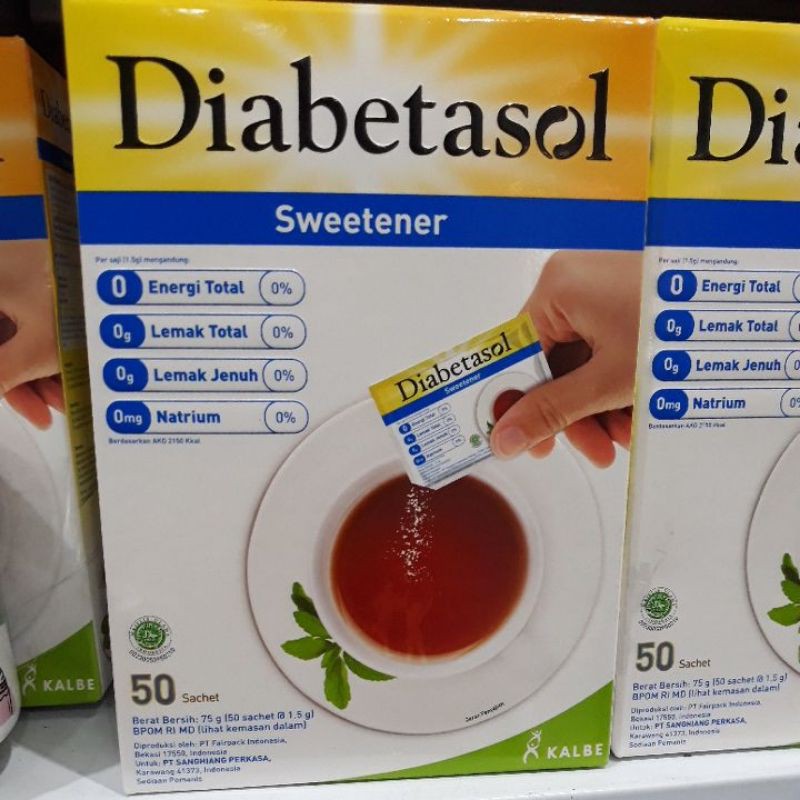 

Diabetasol sweetener50's