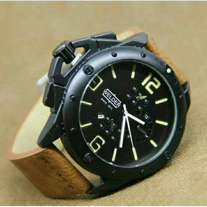 jam tangan welder jtr 395 cokelat