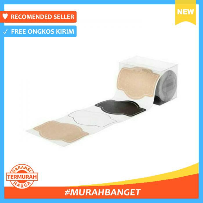 

Ikea Givande , Label Toples, Hitam Putih Alami, 90Lembar - Pengikat & Perekat - Stiker