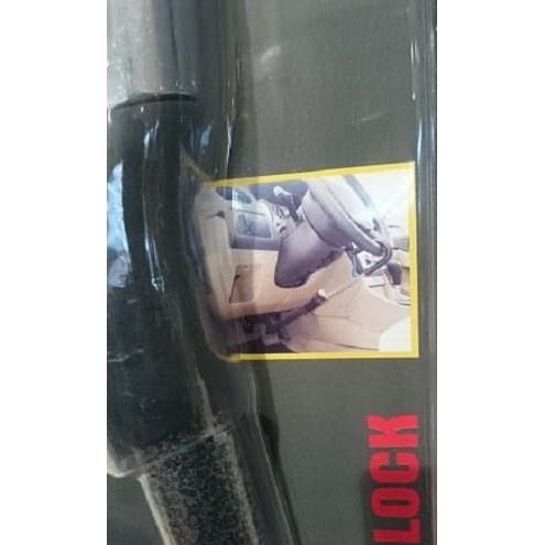 Terlaris Kunci stir / kunci stang dengan pedal mobil - krisbow