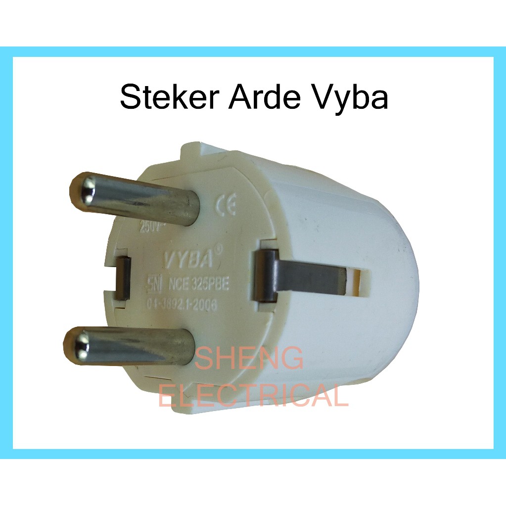 Steker Arde Murah/ Steker  Bulat/ Saklar Colokan Listrik Laki