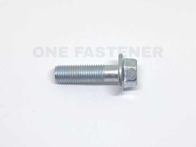 FLANGE BOLT M10X35 Baut 14 flangebolt PUTIH baut shock