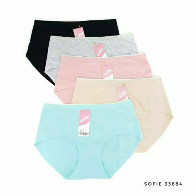 Celana Dalam Brief Wanita dengan Bahan Katun Halus Seamless 33684 SOFIE L/XL / CD Seemless Wanita