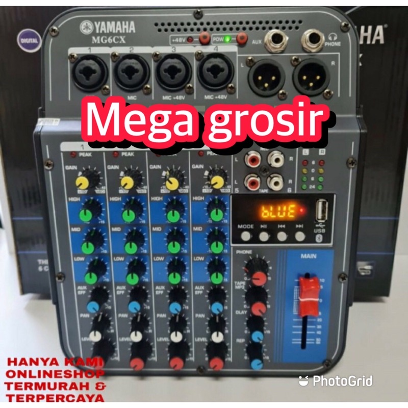 mixer audio yanaha mg 6cx / mixer audio yamaha mg 4cx promo