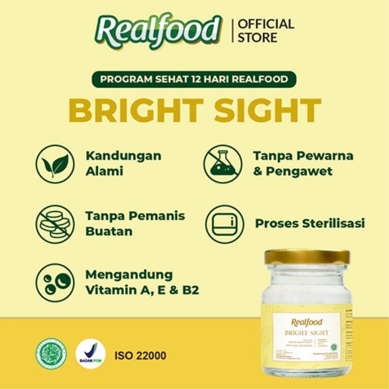 

(NEW) Realfood Bright Sight Minuman Sarang Burung Walet + Vitamin Mata