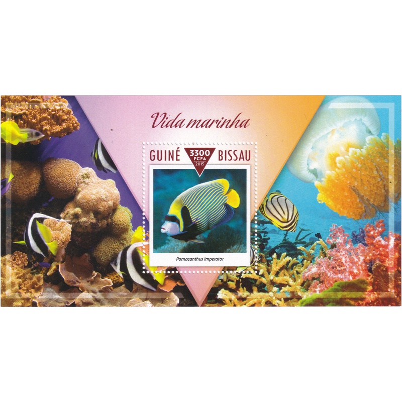 

Prangko Guinea Bissau 2015 - Marine Life
