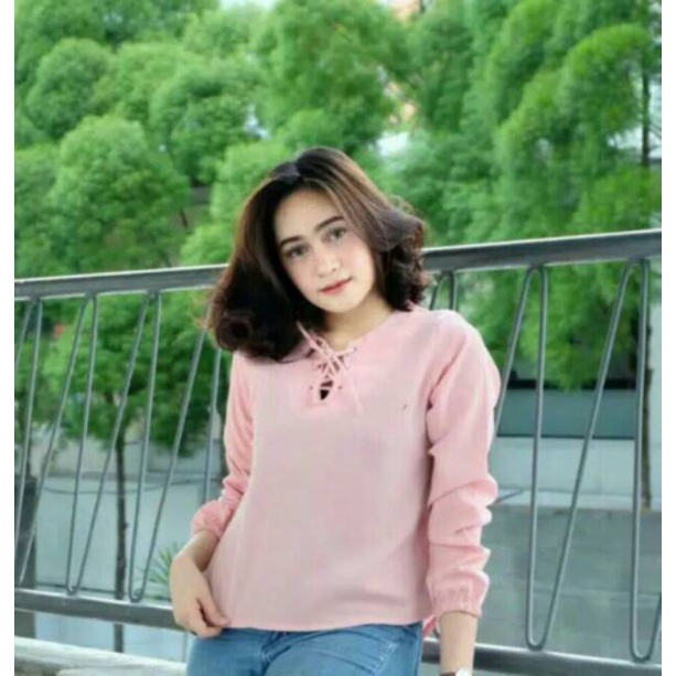 Tq88indonesia Fashion Baju Blouse Wanita STEFANIE TOP / Blus  / Busana Santai Cewek / Ootd