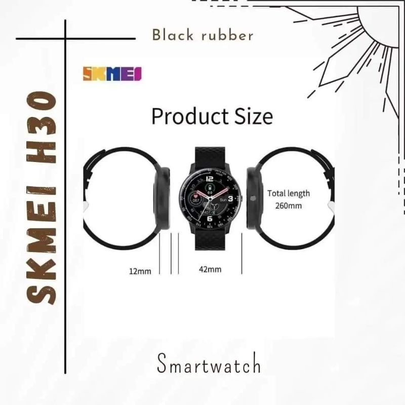Smartwatch SKMEI H30 original murah