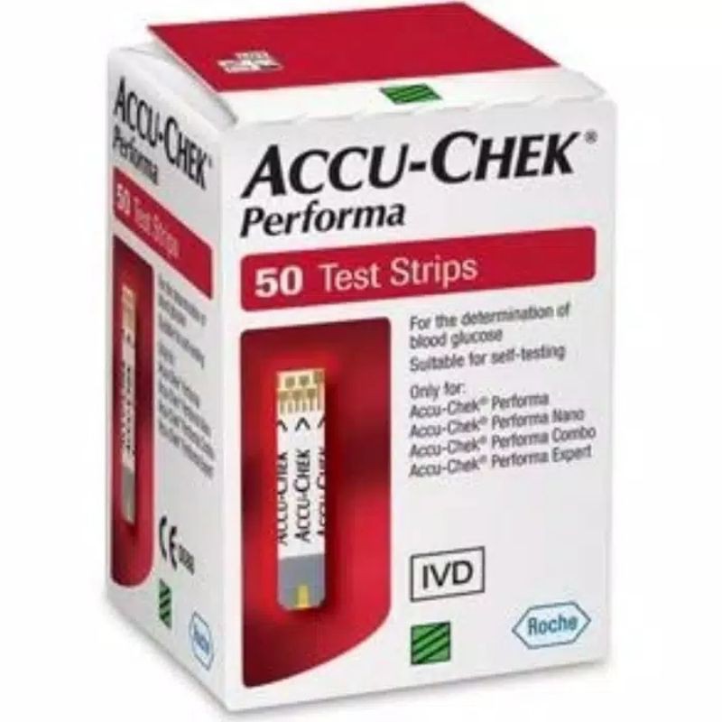 Strip Accu Chek Performa isi 50 strips