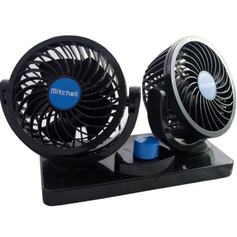 KIPAS ANGIN MOBIL MINI DOUBLE / HEADED FAN AKSESORIS MOBIL INTERIOR