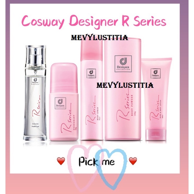 ORIGINAL Cosway R Series R-Series Lotion Parfume Perfume Parfum Body Spray Powder Deodorant