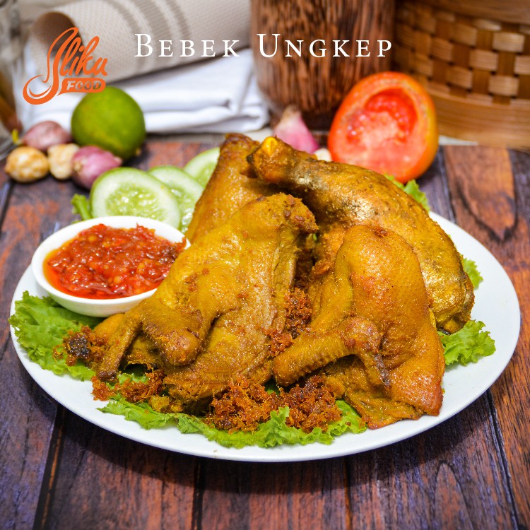 

Bebek Ungkep Bumbu Kuning dengan sambal, bebek Muda ,Empuk dan supeerr enakk