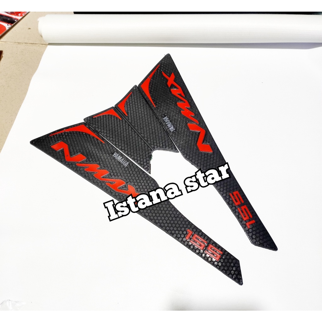 Sticker Stiker Karet Premium Tebal Deck Pad Tank Pad Tankpad Deckpad Yamaha Nmax Old 2015 - 2019