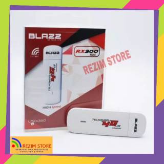 MODEM USB 4G TELKOMSEL BLAZZ RX300 MINI SUPPORT ROUTER TP