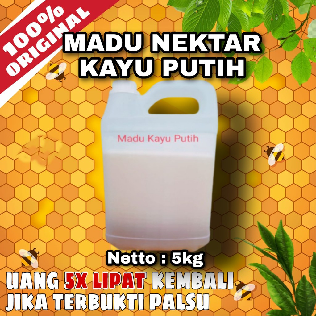 

Madu asli nektar kayu putih 5kg