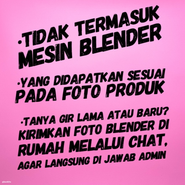 Pisau bumbu kering miyako blender 101 102 151 152