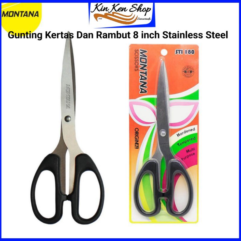 

Gunting Besar 8inch 20cm Solid Stainless Steel / Gunting Rambut Kertas Serbaguna