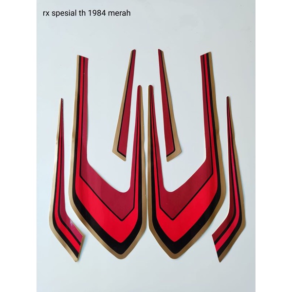 STRIPING RX SPESIAL 1984 MERAH
