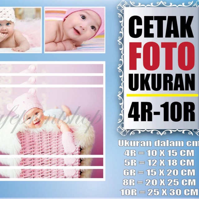 CETAK FOTO FUJIFILM 8R 10R