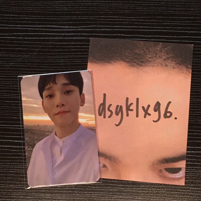 exo chen photocard
