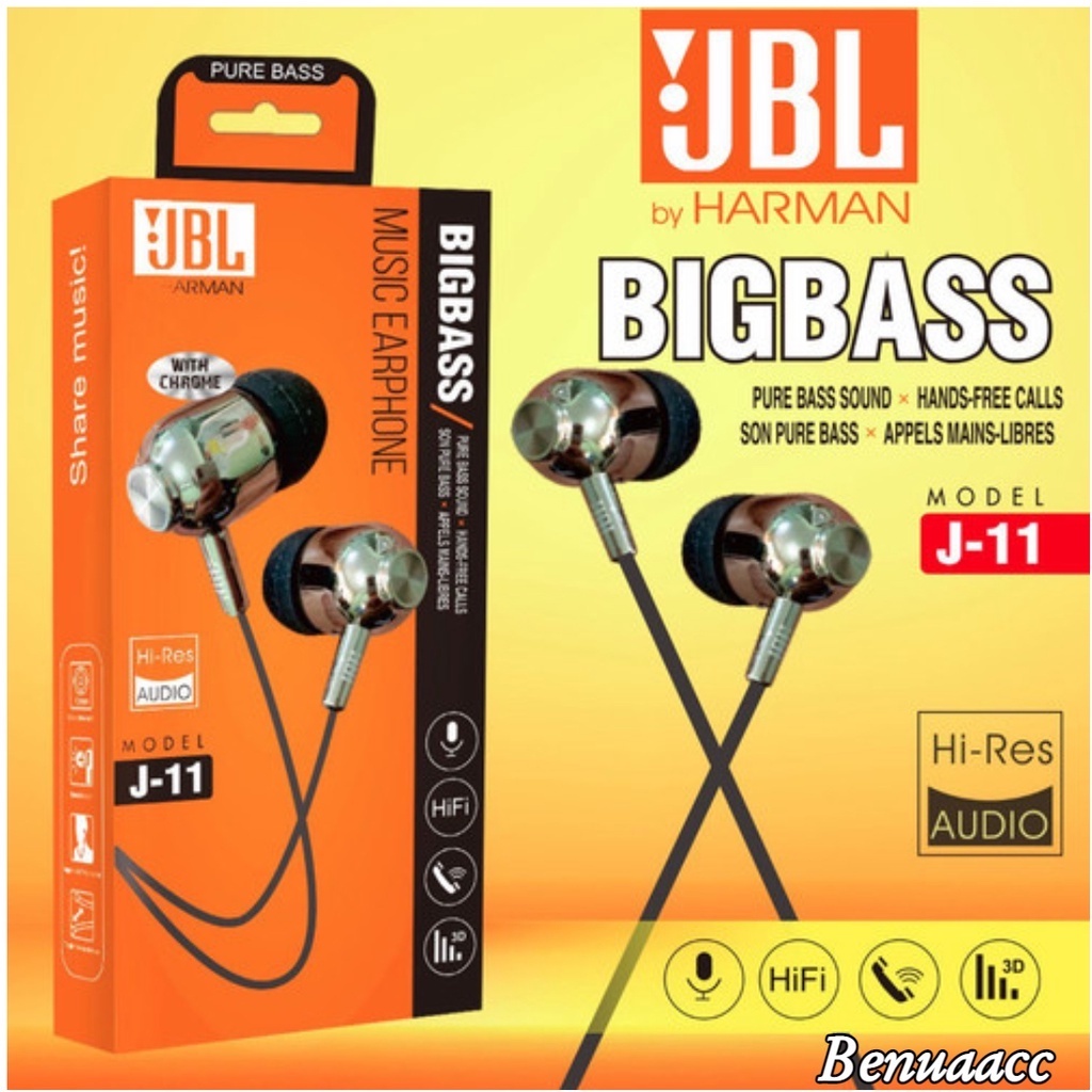 (ba) HF/HEADSET BRAND JBL SERI J-11 BIG BASSS HIGHT QUALITY