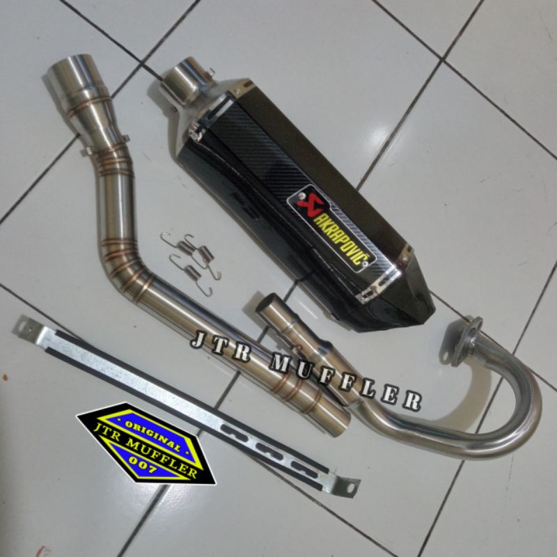 Knalpot racing WR155 Akrapovic carbon WR 155