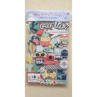 

Sticker 3d Scrapbook " Vacation