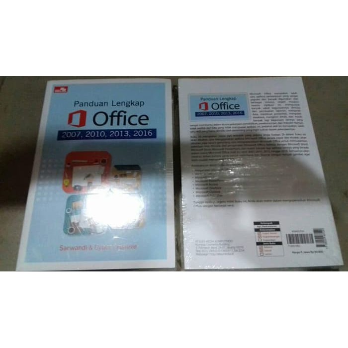 Jual Panduan Lengkap Office 2007, 2010, 2013, 2016-Sarwandi & Cyber ...