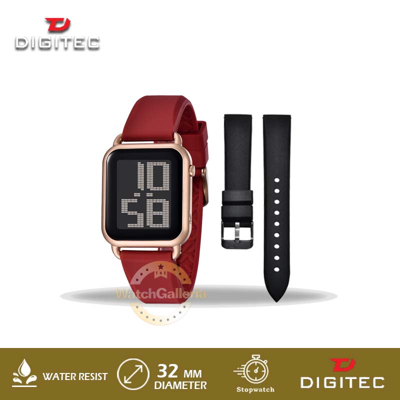 Jam Tangan Digitec MDG6090T MDG-6090T Extra Strap RRD-4B