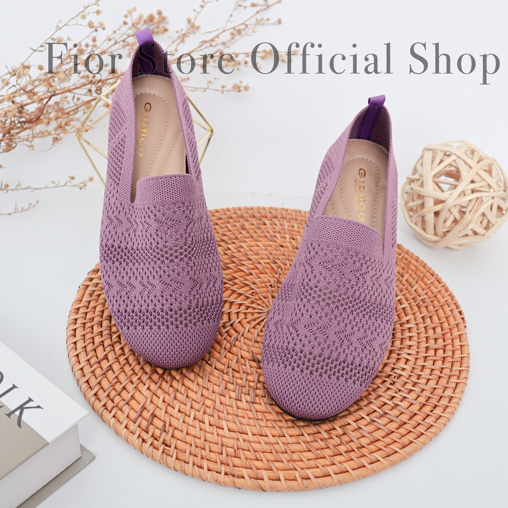 GRATICA Laceknit Loafers Ballet Flat DR 40 - Fior Store