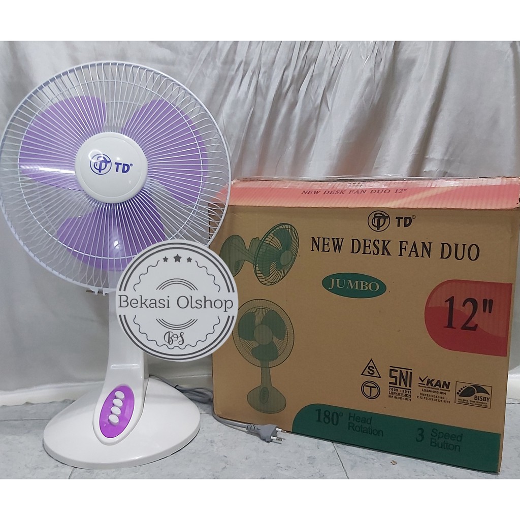 KIPAS ANGIN 2IN1 12IN MIYOSHI DEKS FAN 12INCH