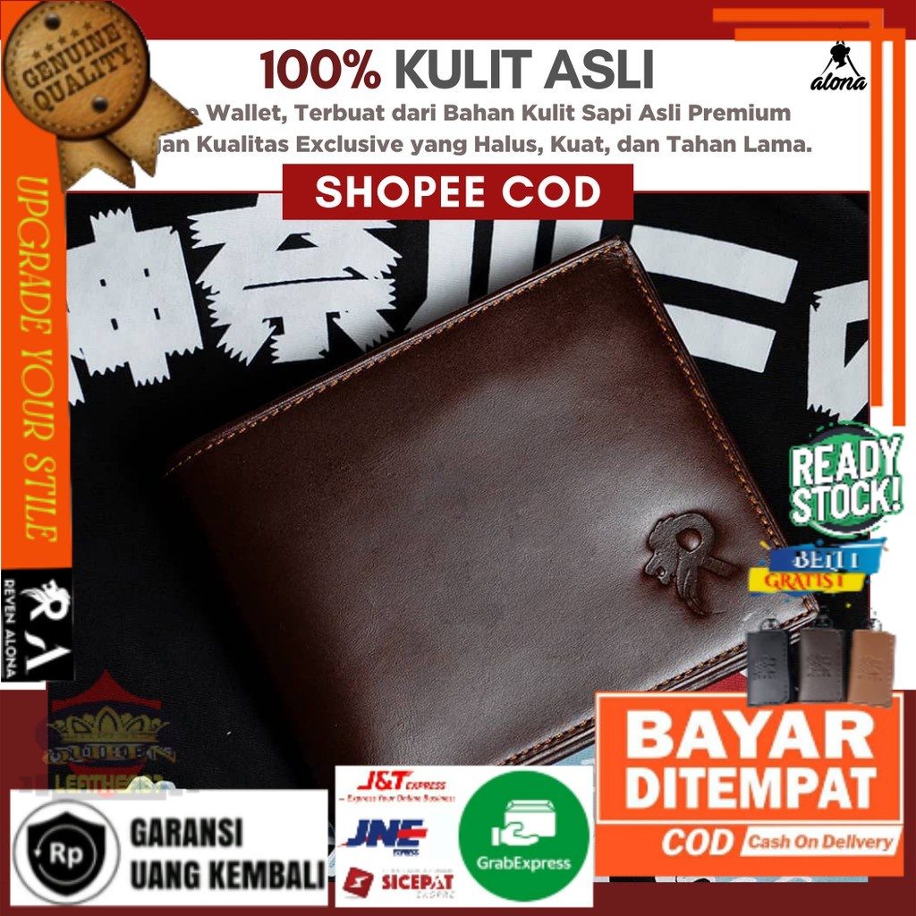 Dompet Kulit Pria Original Dompet Kulit Asli Cowok Original Premium Dompet Kulit Pria Original Brand