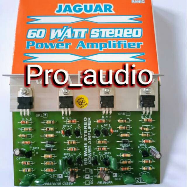 Kit Power Amplifier 60 watt