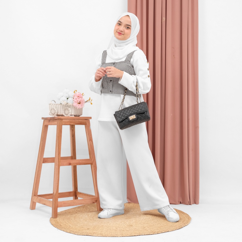 Tas pesta wanita tali rantai slingbag cewe polos selempang wanita shoulder bag bahu tali panjang