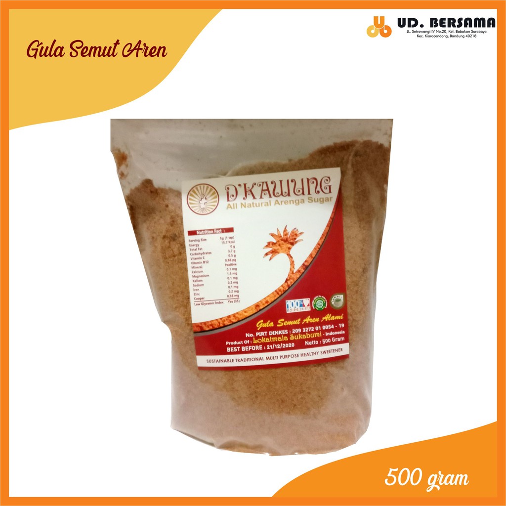 

Gula Semut/Gula Aren Bubuk/Gula Bubuk Aren/Gula Bubuk 500gram Bandung