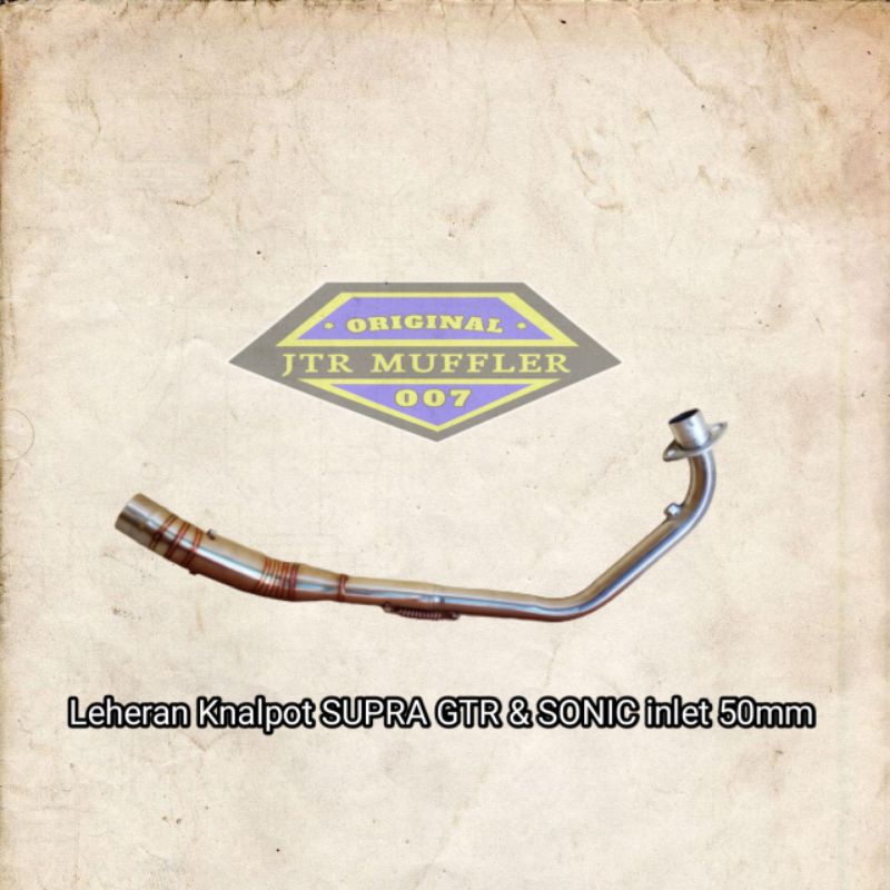 leher Leheran Knalpot SUPRA GTR 150 SONIC 150 diameter 50mm