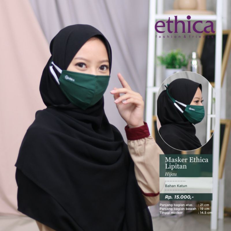 MASKER LIPITAN KAIN KATUN || V2  || ETHICA