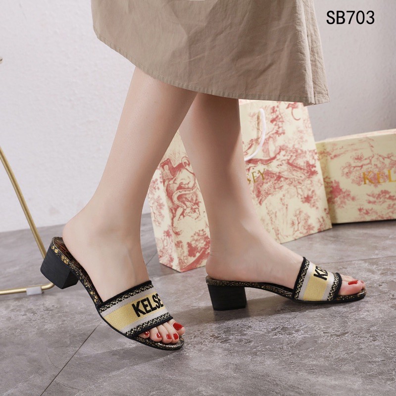 (GRATIS ALAS KAKI) NICOLE SEPATU HEELS HAK TAHU 5CM KELSEY SB703 SEPATU HEEELS WANITA