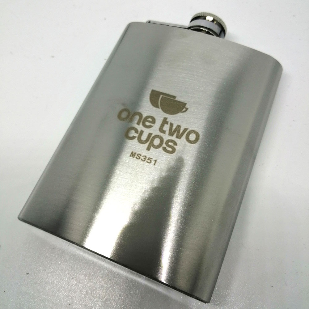 OneTwoCups Botol Minum Wine Flask Bentuk Kotak 8oz