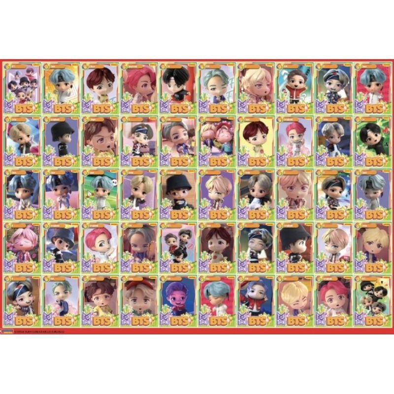 

POSTER ANAK/POSTER EDUKASI ANAK/Poster BTS BT21