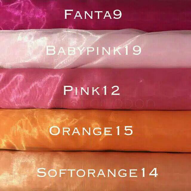 02 KAIN ORGANDI / KAIN KACA KATALOG 3 LEBAR 150CM - harga per 0,5 meter