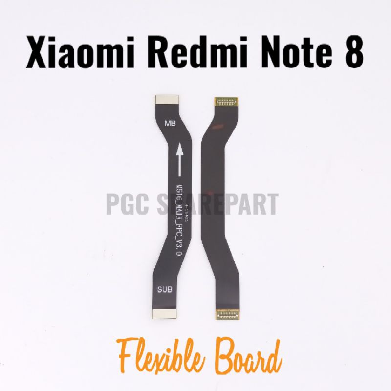 Original Flexible Konektor Board ke Charger Xiaomi Redmi Note 8 Fleksibel Flexibel Board Cas Casan