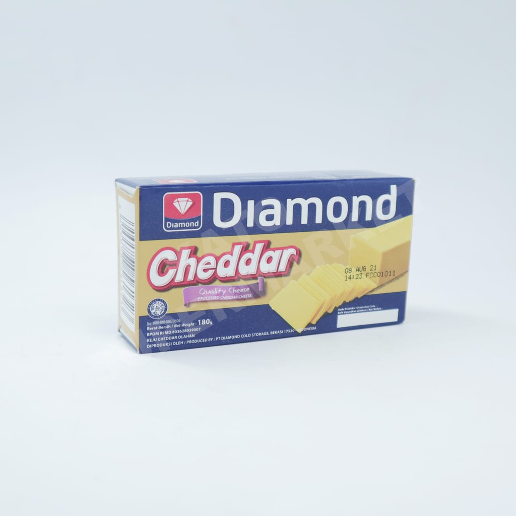 

Keju Cheddar Diamond 180Gr