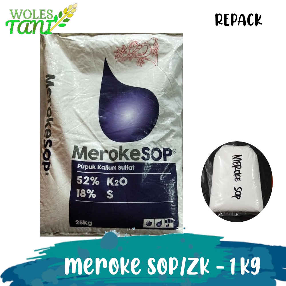 Meroke SOP 1 Kg Pupuk ZK 1 Kg Kalium Sulfat