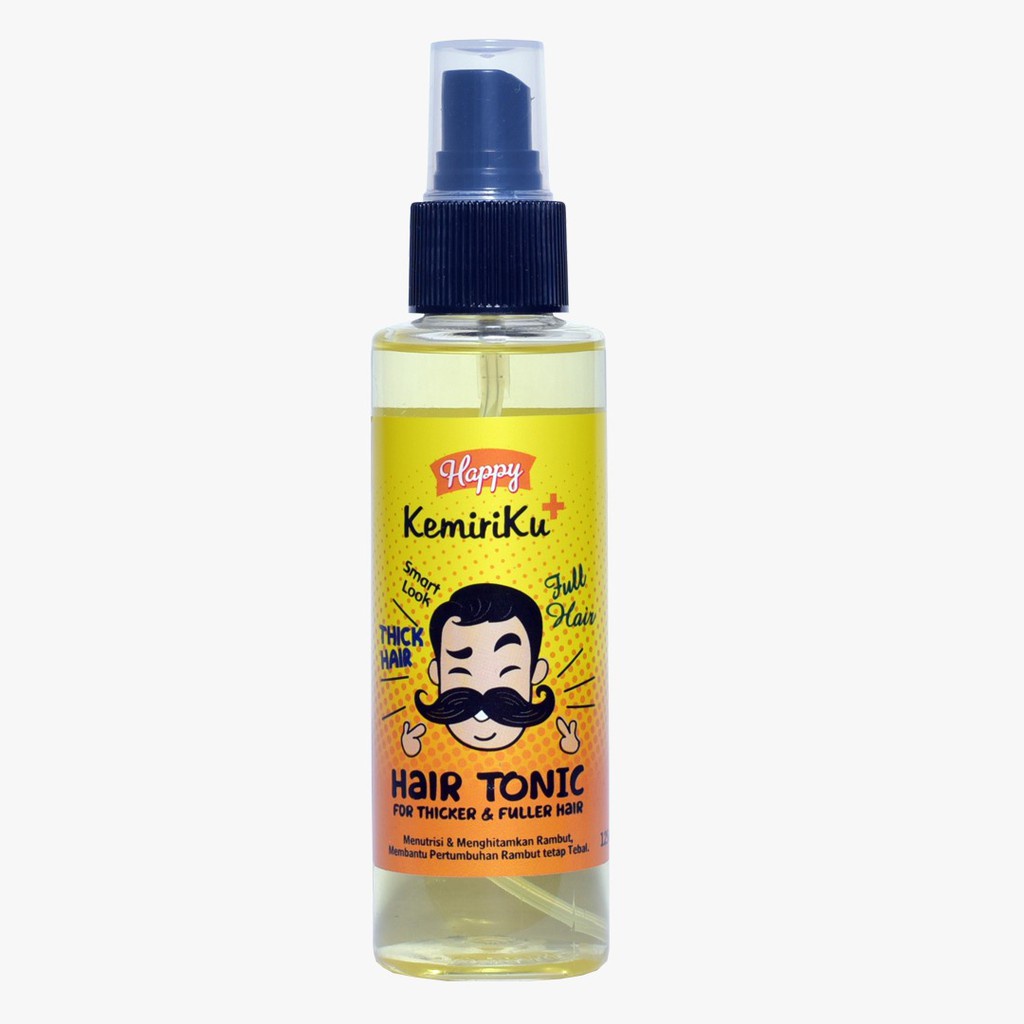 Kemiriku Hair Tonic Ginseng 125ml GIRLSNEED77 ORIGINAL BPOM Happy Kemiri Tonik Rambut