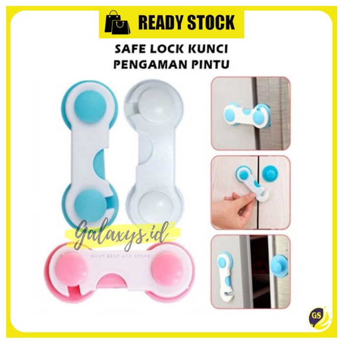 Pengait Pintu / Pengaman Pintu , Lemari, laci dan lain2/ Pengaman